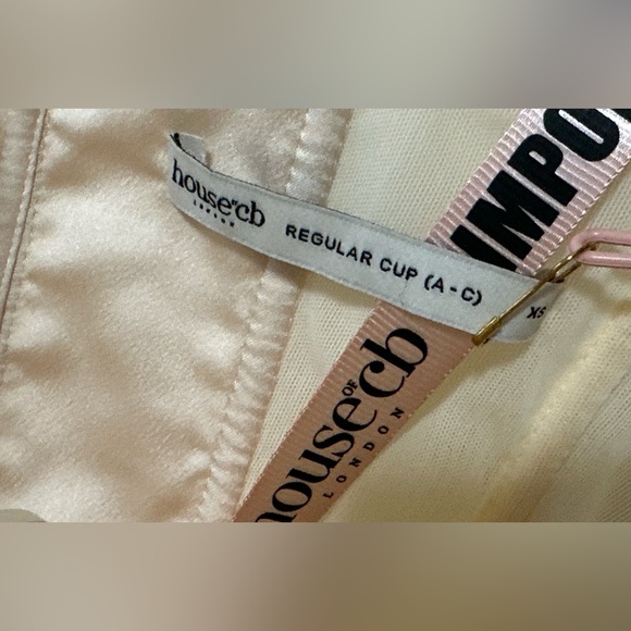 NEW House Of CB DARLING Vintage Cream Tulle Midi Dress Sz XS Cup size A-C - Picture 8 of 9